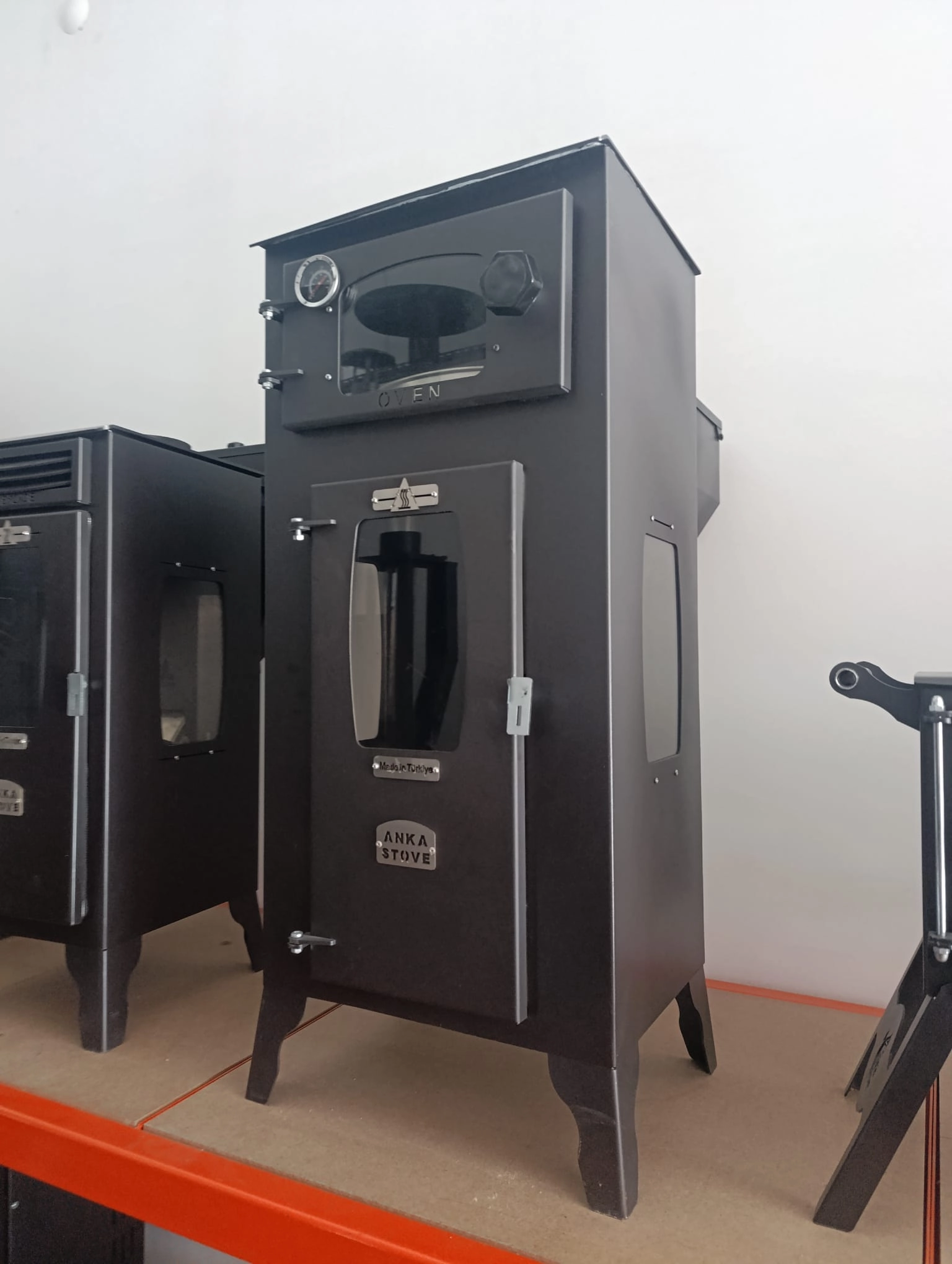 Oven Dekoratif Fırınlı Kuzine Pelet Soba